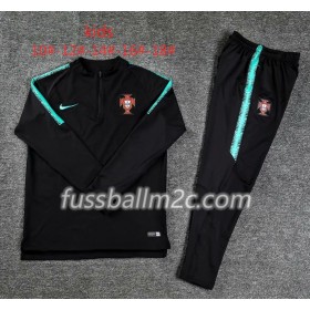 Portugal Kinder Sweatshirts Anzüge Schwarz 2018-2019